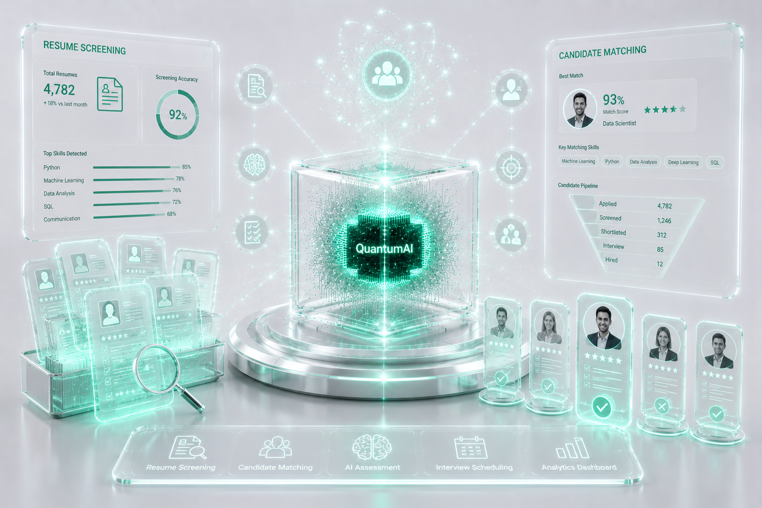 HR & Recruitment — QuantQ Quantum AI visualization
