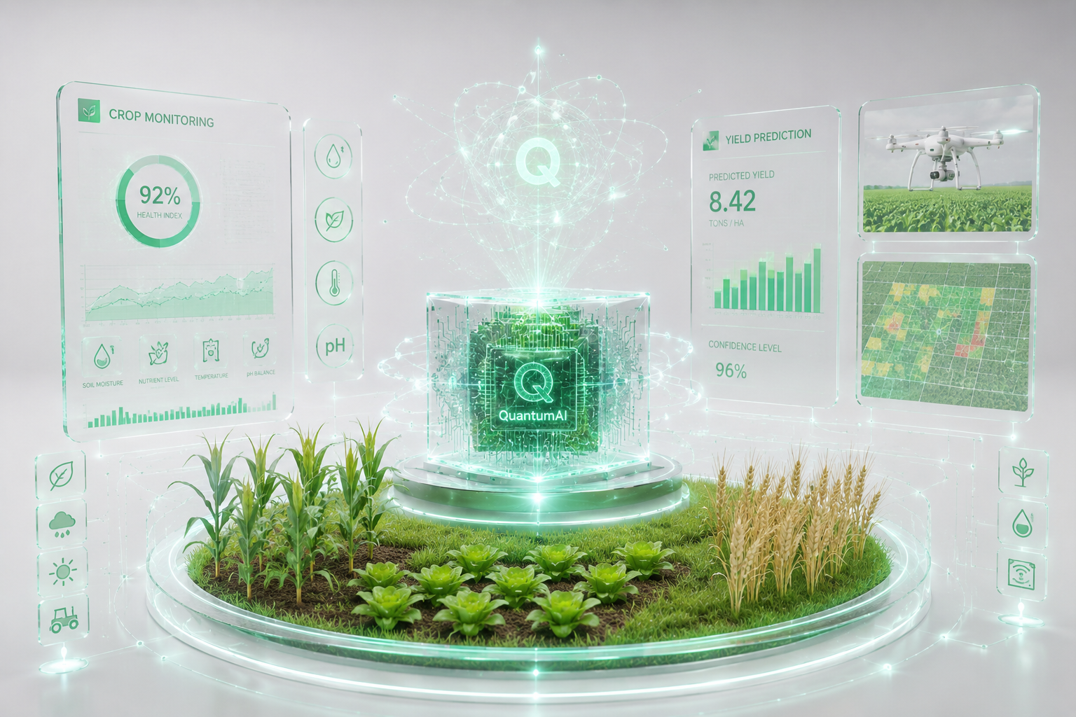 Agriculture — QuantQ Quantum AI visualization
